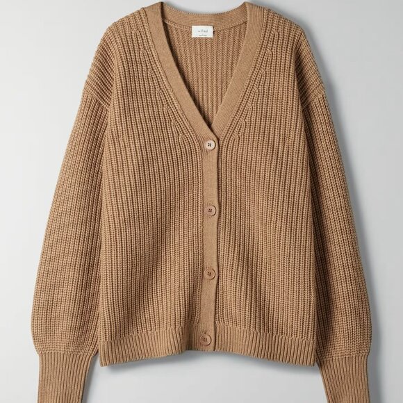 Wilfred Cortado Cardigan knit cardigan  #81757 camel xxs - Picture 4 of 7